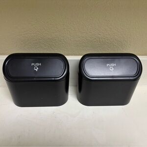 Black Push-Top Containers